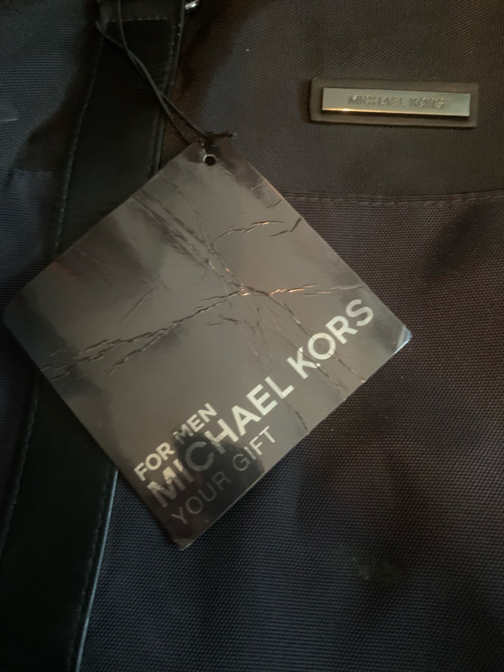 Michael Kors Men's Navy & Black Duffel Bag - Picture 2 of 6